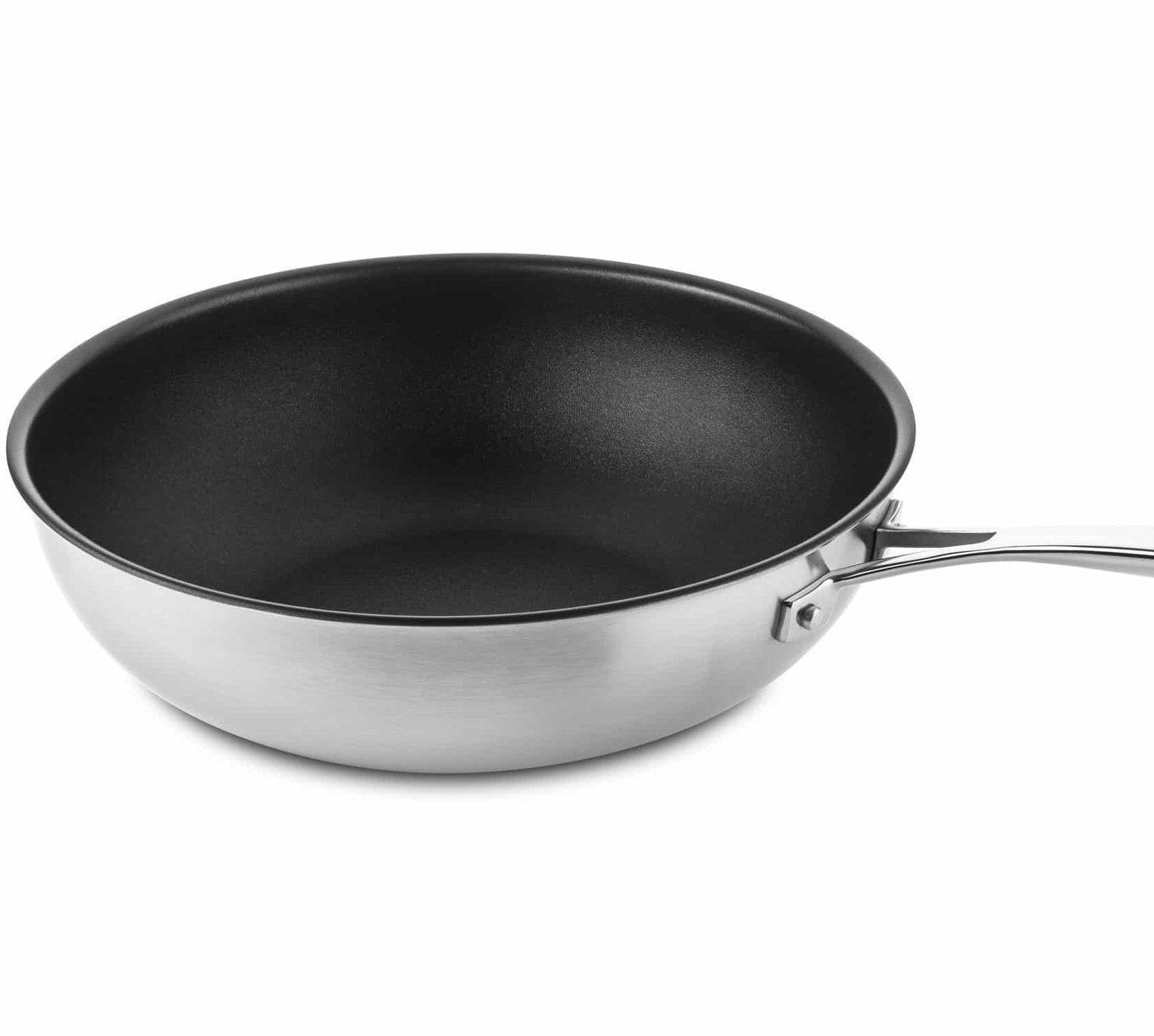 DUCQ 3 laags wok 28 cm met anti-aanbaklaag