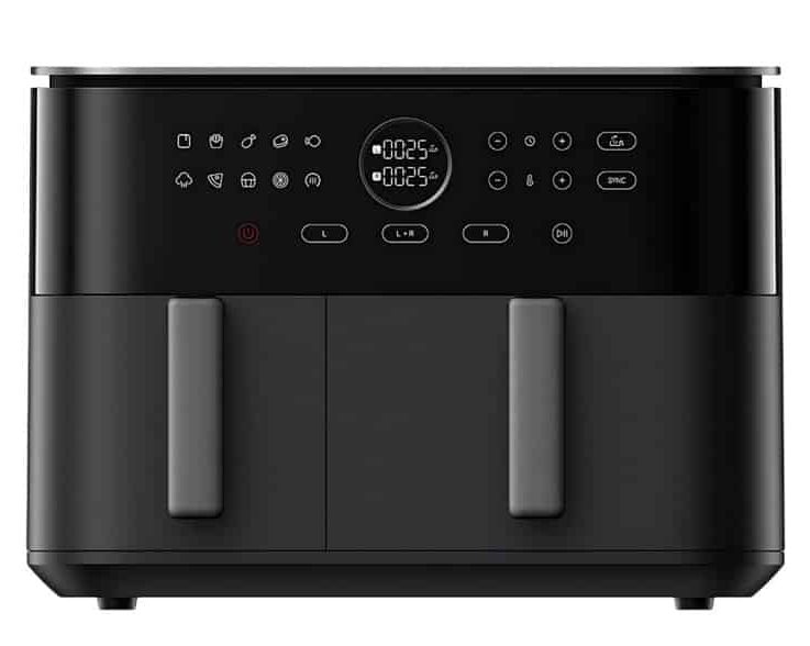 Xiaomi Dual Zone EAN6932554423353 Airfryer, 10 l, totaal 2700W – Zwart